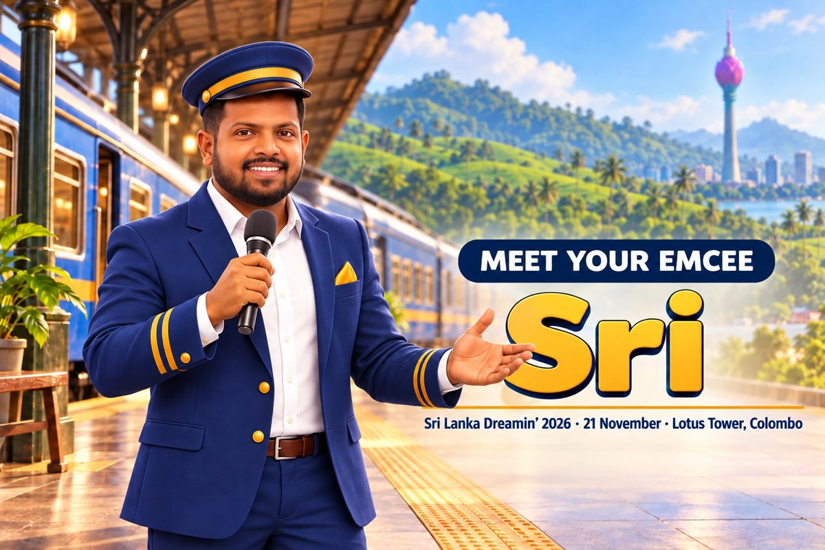 Meet your emcee: Sri, at Sri Lanka Dreamin' 2026